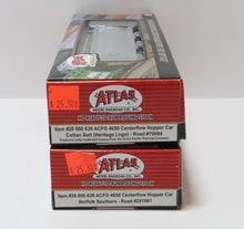 Load image into Gallery viewer, Lot of 2x Atlas HO Ready-To-Run Rolling Stock Centerflow Hopper Car 70094 251081
