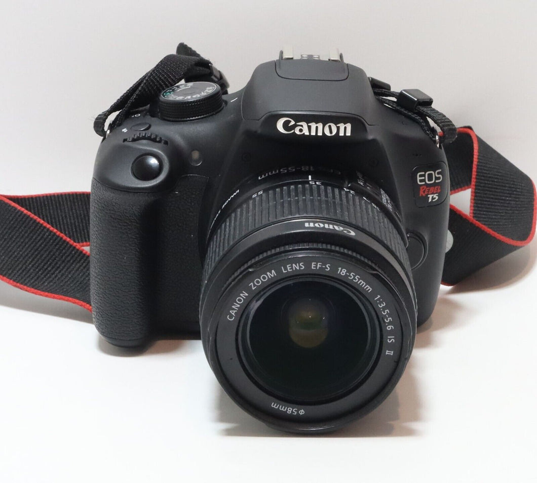 Canon EOS Rebel T5 18.0 MP with 18-55mm Zoom Lens IS II