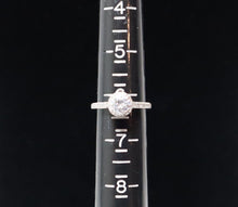 Load image into Gallery viewer, Tacori Round Bloom Engagement Ring 18K White Gold Setting (1ct Cubic Zirconia)
