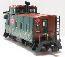 Load image into Gallery viewer, Aristo-Craft Railway Express Agency Light &amp; Smoke Steel Caboose 42105 G Scale RE
