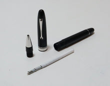 Load image into Gallery viewer, OMAS Ogiva HT Striped/Ribbed Celluloid Rollerball Pen (Black)
