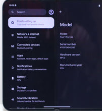 Load image into Gallery viewer, Google Pixel 9 Pro Fold 256GB (Unlocked) 8&quot; GGH2X - Obsidian GA05518-US
