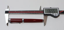 Load image into Gallery viewer, Aurora Talentum Young Red CT Inhalation Fountain Pen 14K 585 Red/Silver (Italy)
