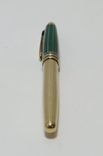 Load image into Gallery viewer, Montblanc Meisterstuck Czar Nikolai I Green Malachite &amp; Vermeil Rollerball Pen
