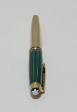 Load image into Gallery viewer, Montblanc Meisterstuck Czar Nikolai I Green Malachite &amp; Vermeil Rollerball Pen
