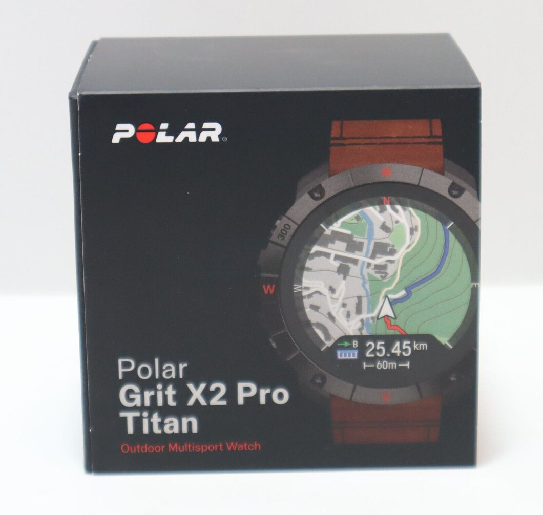 Polar Grit X2 Pro Titan Outdoor Multisport Watch - Leather M/L Bronze