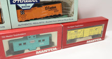 Load image into Gallery viewer, Lot of 13x HO - Caboose, Reefer, Freight, Engine &amp; More fom Tyco, AHM, Mantua
