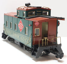 Load image into Gallery viewer, Aristo-Craft Railway Express Agency Light &amp; Smoke Steel Caboose 42105 G Scale RE
