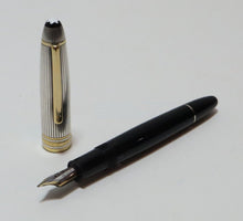 Load image into Gallery viewer, Montblanc Meisterstuck 146 Solitaire Doue Sterling Silver 4810 18K Fountain Pen
