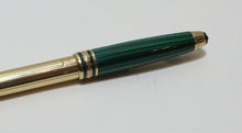 Load image into Gallery viewer, Montblanc Meisterstuck Czar Nikolai I Green Malachite &amp; Vermeil Rollerball Pen
