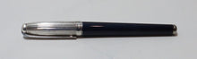 Load image into Gallery viewer, S.T. Dupont Fidelio Navy Blue and Silver Rollerball Pen (Paris - Made in France)
