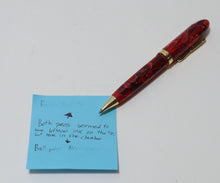 Load image into Gallery viewer, Conklin Nozac Ballpoint &amp; Rollerball Pen Bundle - Scarlet Red
