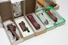 Load image into Gallery viewer, Lot of 12x HO Scale Various Model Train Cars &amp; Quality Craft Model Kit
