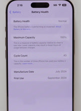 Load image into Gallery viewer, Apple iPhone 16 Pro Max 256GB (Verizon) 6.9&quot; MYW53LL/A Desert Titanium
