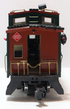 Load image into Gallery viewer, Aristo-Craft Railway Express Agency Light &amp; Smoke Steel Caboose 42105 G Scale RE
