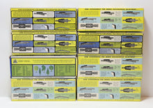 Load image into Gallery viewer, Lot of 8x AHM HO Scale Train Car Collection (Carrier, Box Cars, Dummy Eng, Tank)
