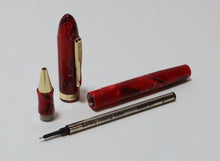 Load image into Gallery viewer, Conklin Nozac Ballpoint &amp; Rollerball Pen Bundle - Scarlet Red
