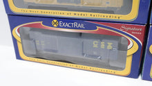 Load image into Gallery viewer, Lot of 5x ExactRail Model Train Bundle HO Scale 138445 363152 504494 1513 491013
