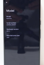 Load image into Gallery viewer, Google Pixel 8 Pro 128GB (Unlocked) 6.7&quot; G1MNW Obsidian GA04798-US
