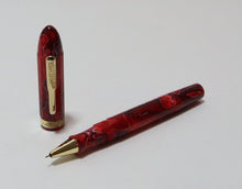 Load image into Gallery viewer, Conklin Nozac Ballpoint &amp; Rollerball Pen Bundle - Scarlet Red
