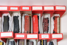 Load image into Gallery viewer, Lot of 21x AHM, Athearn, TM, Varney, Ravarossi HO Model Train Box &amp; Freight Cars
