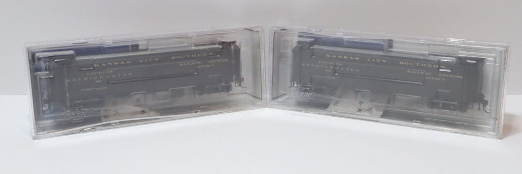 Lot of 2x Broadway Limited HO GACX 53' Reefer Refrigerator Cars 1470 1423 1412