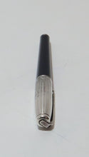 Load image into Gallery viewer, S.T. Dupont Fidelio Navy Blue and Silver Rollerball Pen (Paris - Made in France)
