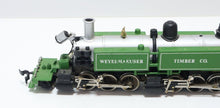 Load image into Gallery viewer, Mantua Weyerhaeuser Timber Co. 2-6-6-2 Steam Locomotive 118 HO Scale
