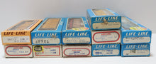 Load image into Gallery viewer, Lot 11x Life-Like Model Train Cars HO Scale (Freight, Boxcar, Hopper)
