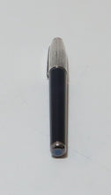 Load image into Gallery viewer, S.T. Dupont Fidelio Navy Blue and Silver Rollerball Pen (Paris - Made in France)
