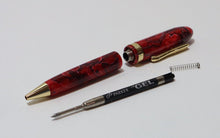 Load image into Gallery viewer, Conklin Nozac Ballpoint &amp; Rollerball Pen Bundle - Scarlet Red
