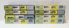 Load image into Gallery viewer, Lot of 8x AHM HO Scale Train Car Collection (Carrier, Box Cars, Dummy Eng, Tank)
