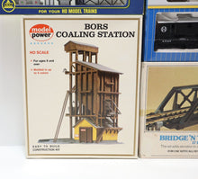 Load image into Gallery viewer, Accessory Lot - HO Scale Coaling Station, Bridge, Gantry Train - Collection/Set
