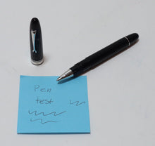 Load image into Gallery viewer, OMAS Ogiva HT Striped/Ribbed Celluloid Rollerball Pen (Black)
