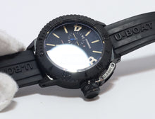 Load image into Gallery viewer, U-Boat Sommerso 46mm Ref. 9015 Calibro U-28 300MT Black w/ Cream Markers
