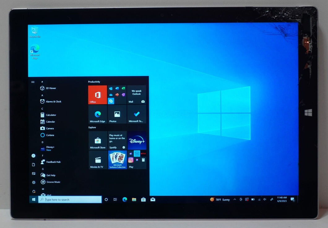 Microsoft Surface Pro 3 256GB Core i5-4300U 1.9GHz Wi-Fi 8GB 13