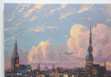 Load image into Gallery viewer, Thomas Kinkade Sunset Over Riga, Latvia 16x20 S/N 131/395 Canvas
