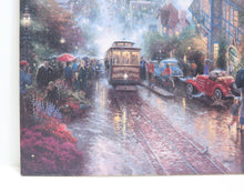 Load image into Gallery viewer, Thomas Kinkade Hyde Street and the Bay, San Francisco 30x24 G/P Canvas 789/990

