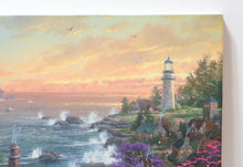 Load image into Gallery viewer, Thomas Kinkade The Village Lighthouse 18x24 P/P Canvas
