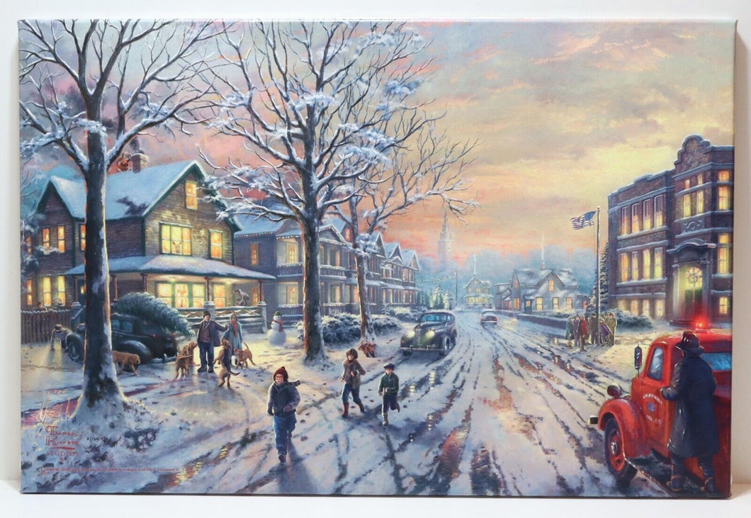 Thomas Kinkade A Christmas Story 18x27 E/P Canvas 8/150